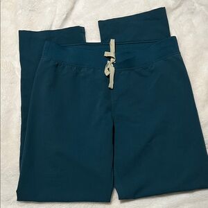 Figs Dark Teal Scrubs Bottoms. Size Medium.
